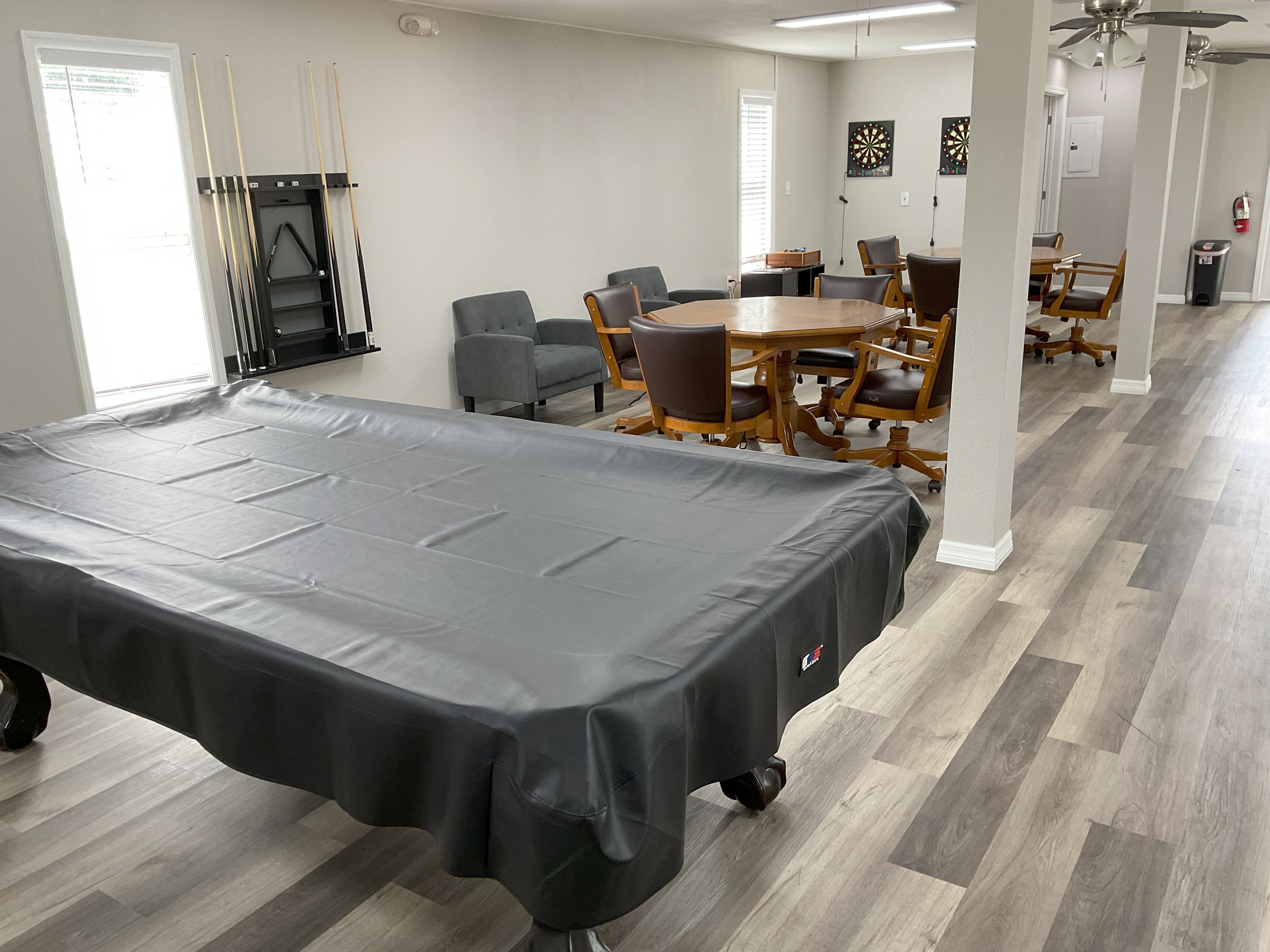 Indoor Billiards Room